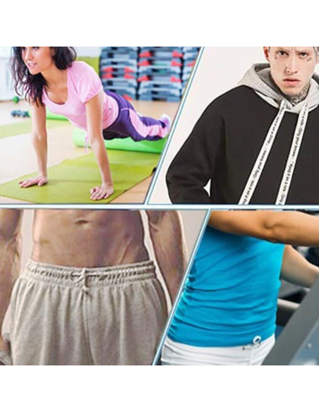 Juego de 4 Clips de Acero Inoxidable para Enhebrar Cuerdas