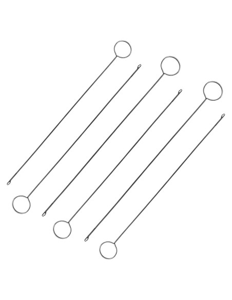 6 Ganchos para Voltear Costuras QHAJRYYC de Acero Inoxidable