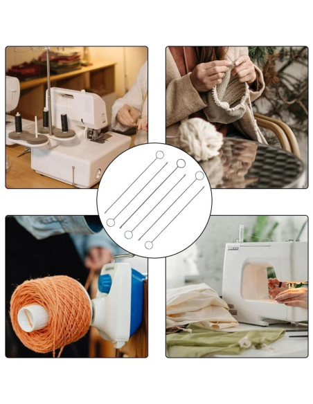 6 Ganchos para Voltear Costuras QHAJRYYC de Acero Inoxidable