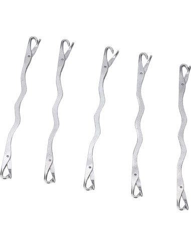 5 Agujas de Reparación Doble Punta Pssopp Acero Inoxidable