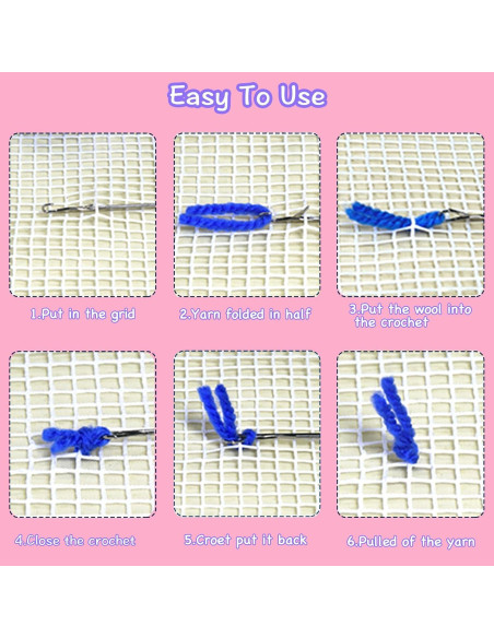 Kit de Gancho para Latch LAPATAIN Floral 43x43 cm DIY