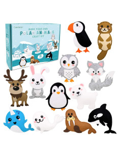 Kit de Costura de Animales Polares CiyvoLyeen - 14 Proyectos Creativos