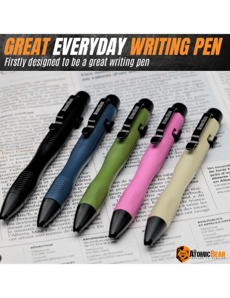 Bolígrafo Táctico The Atomic Bear Stealth Pen Pro - Defensa