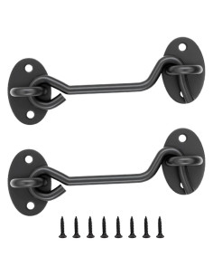 Paquete de 2 Pestillos de Puerta de Granero Wvapzwr 15.24 cm