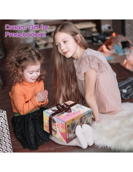 Kit de Manualidades de Flores INKZOO - Juguete Creativo Rosa