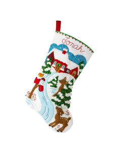 Kit de Calcetín de Fieltro Bucilla 18" Días de Invierno