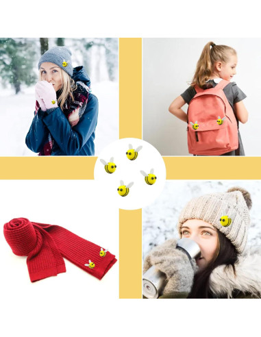 30 Pcs Abejas de Fieltro de Lana Pcmursal para Manualidades