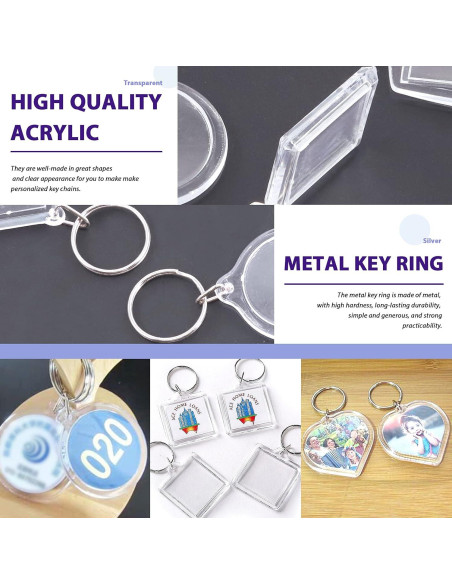 Kit de Llavero Personalizado Swpeet 40 Piezas para Niños