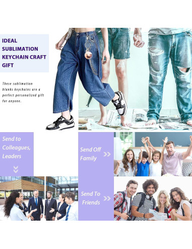 Kit de Llavero Personalizado Swpeet 40 Piezas para Niños