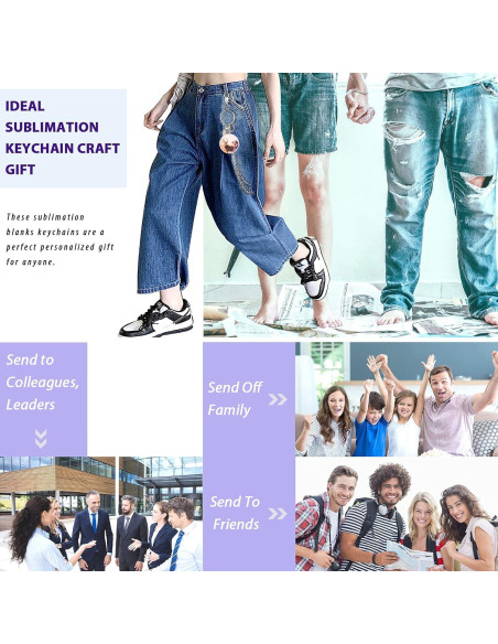 Kit de Llavero Personalizado Swpeet 40 Piezas para Niños