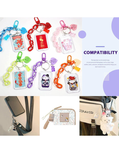 Kit de Llavero Personalizado Swpeet 40 Piezas para Niños