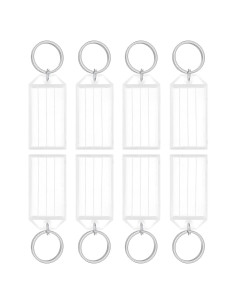 Etiquetas de Llave Uniclife 40 Piezas 5.58x2.92cm Blancas