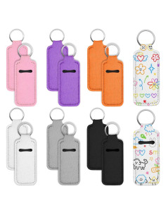 12 Soportes de Labios Neopreno Wanmu para Llaveros Viaje