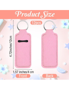 12 Soportes de Labios Neopreno Wanmu para Llaveros Viaje 2
