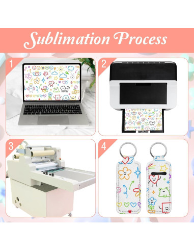 12 Soportes de Labios Neopreno Wanmu para Llaveros Viaje