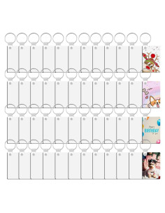 Plantillas de Llavero de Sublimación SPOKKI 180 Piezas DIY