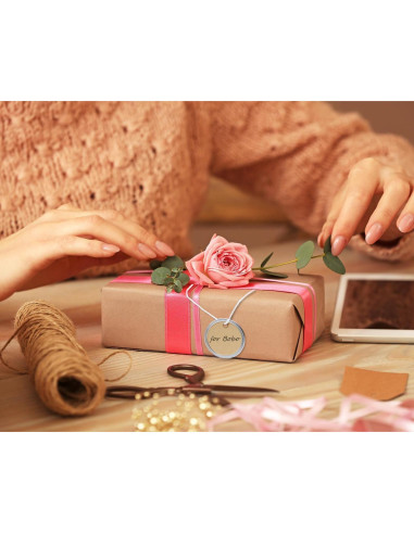 Etiquetas de Etiquetado en Blanco ONLYKXY 50pcs Redondas 3.1cm