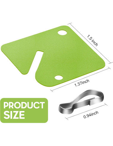 70 Etiquetas Clave Plástico Jetec con Anillo Metálico 4.06x3.81cm