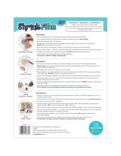 Película de Contracción Grafix Arenada 21.6x27.9 cm - Paquete de 6 2