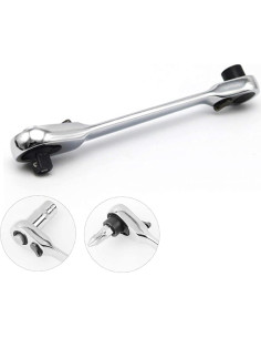 Llave de Trinquete Htppzjr Mini 1/4" (0,64 cm) 72 Dientes 2