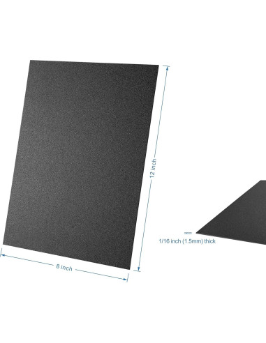 Paquete de 10 hojas de plástico ABS 20x30 cm 1.5 mm KAITELA