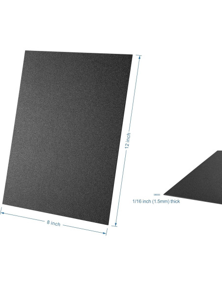 Paquete de 10 hojas de plástico ABS 20x30 cm 1.5 mm KAITELA