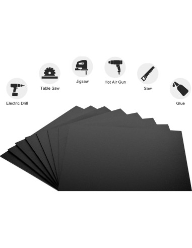 Paquete de 10 hojas de plástico ABS 20x30 cm 1.5 mm KAITELA