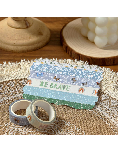 Conjunto de Cinta Washi Boho VIVIQUEN 20 Rollos 15mm x 5m