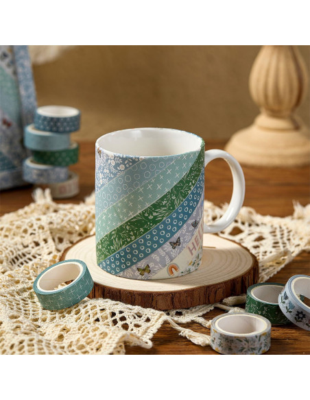 Conjunto de Cinta Washi Boho VIVIQUEN 20 Rollos 15mm x 5m