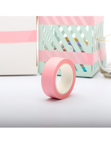 Cinta Washi Rosa NatSumeBasics 2 Pcs 10 m Autoadhesiva