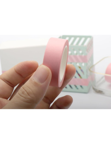 Cinta Washi Rosa NatSumeBasics 2 Pcs 10 m Autoadhesiva Cinta Washi Rosa NatSumeBasics 2 Pcs 10 m Autoadhesiva