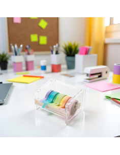 Dispensador de Cinta Washi Tustao Transparente con Cortador 2