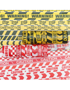 Conjunto de Cinta Washi YUBX 16 Rollos Amarillo Rojo 3m 2