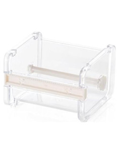 Dispensador de Cinta Washi Qintreesify Transparente 12.7x9.9cm
