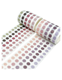 Cinta Washi de Puntos Coloridos allydrew - Set de 2 Rollos 3M