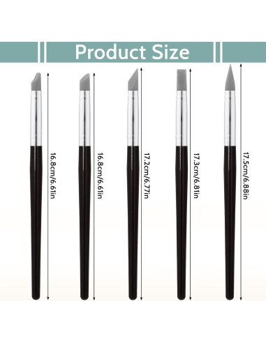 Juego de 5 Herramientas de Modelado de Arcilla Styquenzer