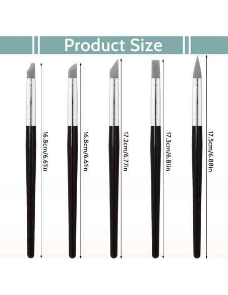 Juego de 5 Herramientas de Modelado de Arcilla Styquenzer