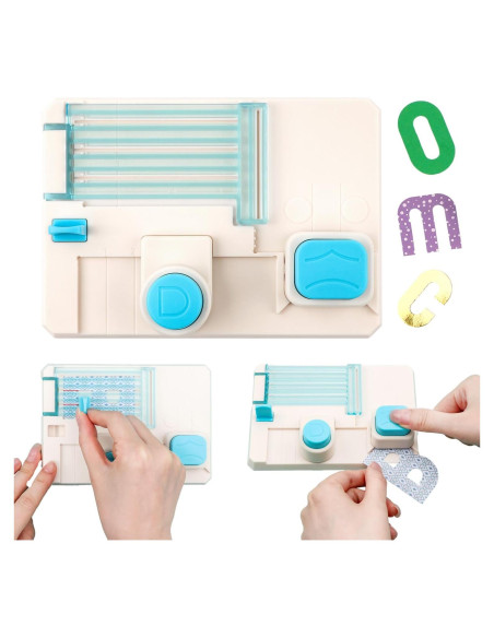 Mini Tablero de Troquel de Alfabeto BAOFALI 15.2x10.8cm DIY