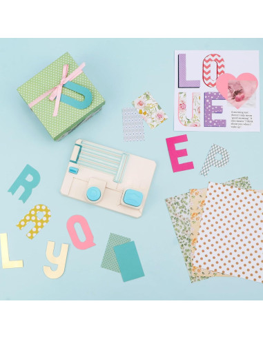 Mini Tablero de Troquel de Alfabeto BAOFALI 15.2x10.8cm DIY