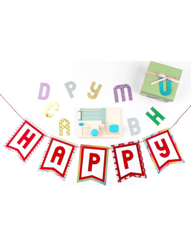 Mini Tablero de Troquel de Alfabeto BAOFALI 15.2x10.8cm DIY