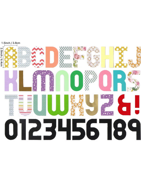 Mini Tablero de Troquel de Alfabeto BAOFALI 15.2x10.8cm DIY