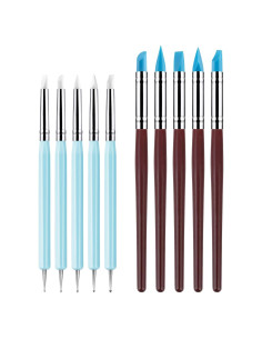 10 Piezas Herramientas de Esculpido de Arcilla Awpeye