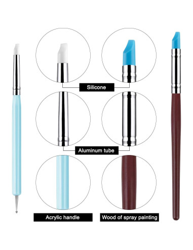 10 Piezas Herramientas de Esculpido de Arcilla Awpeye