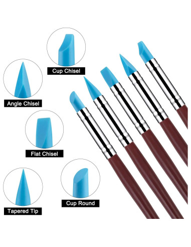10 Piezas Herramientas de Esculpido de Arcilla Awpeye