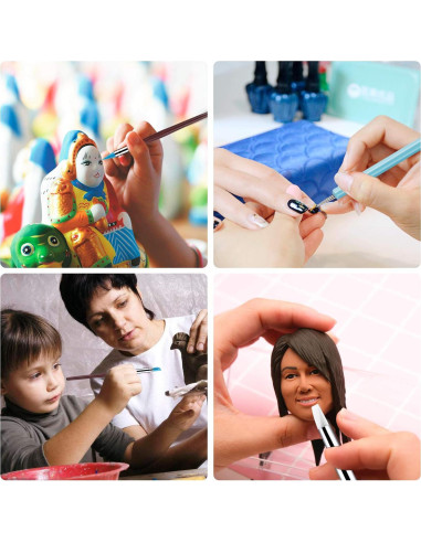 10 Piezas Herramientas de Esculpido de Arcilla Awpeye