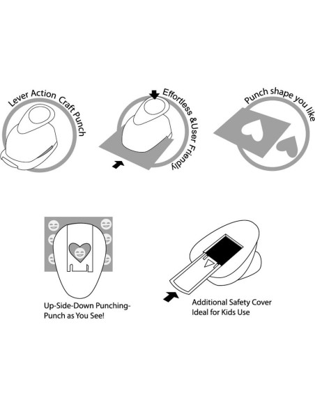 Troquel rectangular Bira Craft 9.53x6.67 cm borde ondulado