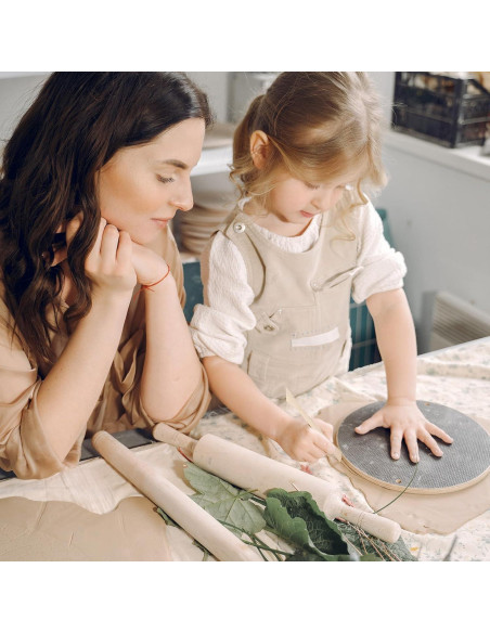 10 Herramientas de Escultura de Arcilla de Madera DIVINA VITAE 15.8 cm