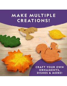 Kit de Artes y Oficios de Arcilla National Geographic - 0.91 kg, 12 Piezas 2