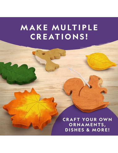 Kit de Artes y Oficios de Arcilla National Geographic - 0.91 kg, 12 Piezas