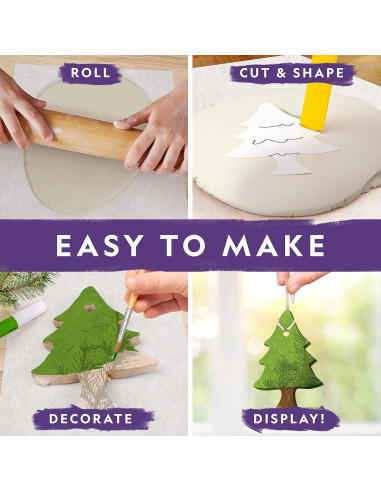 Kit de Artes y Oficios de Arcilla National Geographic - 0.91 kg, 12 Piezas